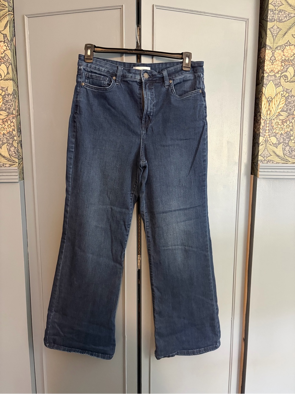LC Lauren Conrad Dark Blue Wide-Leg Jeans
